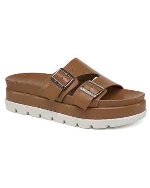 J/Slides Bianca Platform Sandal - Brown