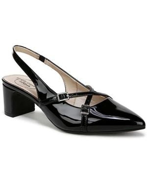 LifeStride Melissa Pointed Toe Slingback Pump - Black