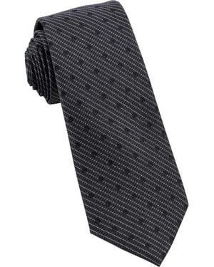 W.r.k. Dot Silk Tie - Black