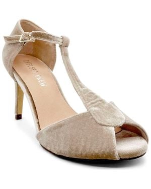 Chelsea Crew Blondie T-Strap Sandal - Metallic