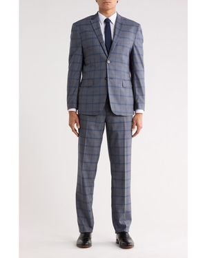 Gino Vitale Slim Fit Two-Piece Suit - Blue