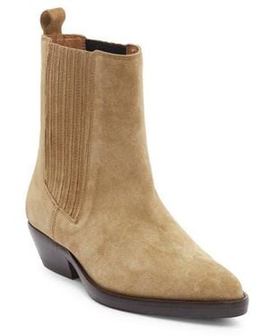 Isabel Marant Suede Chelsea Boot - Brown