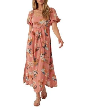 O'neill Sportswear Briar Cutout Midi Dress - Multicolor