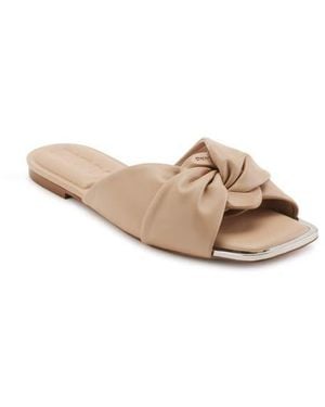 DKNY Doretta Twisted Slide Sandal - Gray