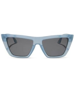DIFF Winona Square Sunglasses - Blue