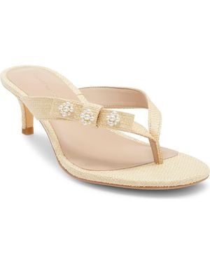 Stuart Weitzman Julietath Slide Sandal - White