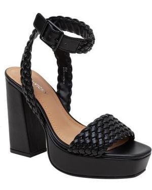 Lisa Vicky Jewel Platform Sandal - Black