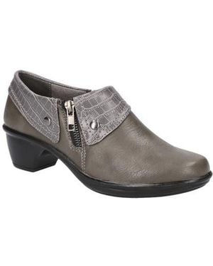 Easy Street Darcy Studded Ankle Bootie - Gray