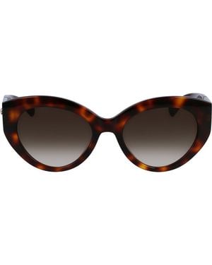 Longchamp 54Mm Gradient Cat Eye Sunglasses - Brown