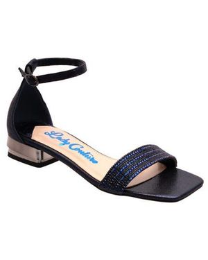 Lady Couture Doris Ankle Strap Sandal - Blue