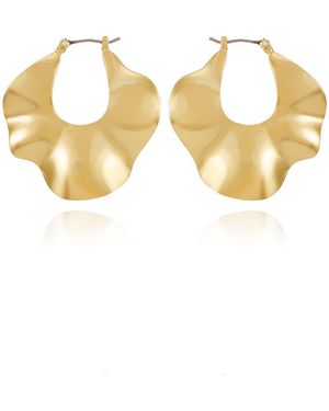 Vince Camuto Twist Hoop Earrings - Metallic