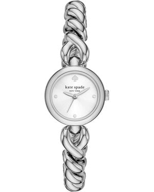 Kate Spade Monroe Stainless Steel Bracelet Watch 24mm - Metallic
