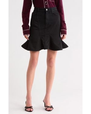 Marc Jacobs Fluted Miniskirt - Black