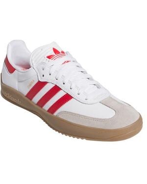 adidas Puig Samba Skateboard Sneaker - White