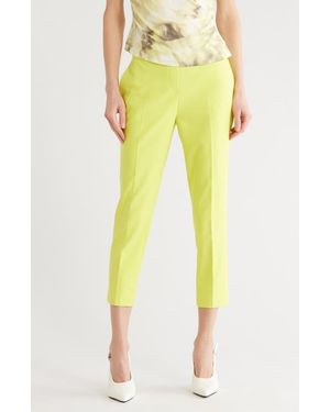 DKNY Pull-On Ankle Pants - Yellow