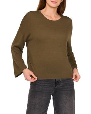 Halogen® Fine Gauge Crewneck Sweater - Green
