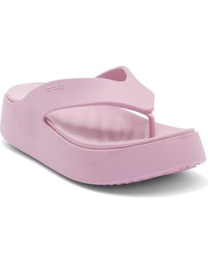 Crocs™ Getaway Platform Flip Flop - Pink