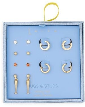 Leith 6-Pack Sparkling Wine Assorted Earrings Set - Blue