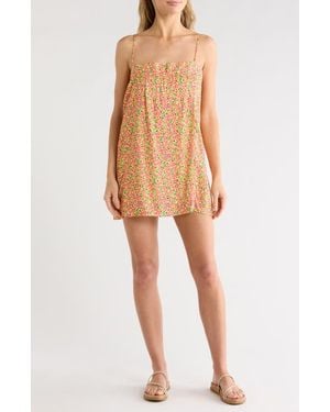 Maaji Guilia Floral Cover-Up Dress - Yellow
