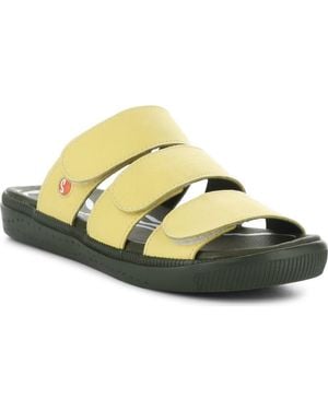 Softinos Slide Sandal - Yellow