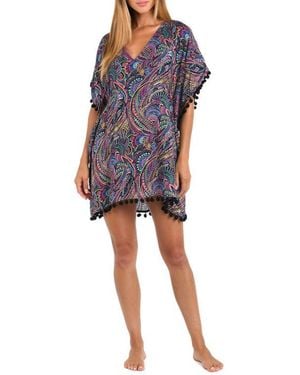 Sunshine 79 Disco Print Cover-Up Caftan - Multicolor