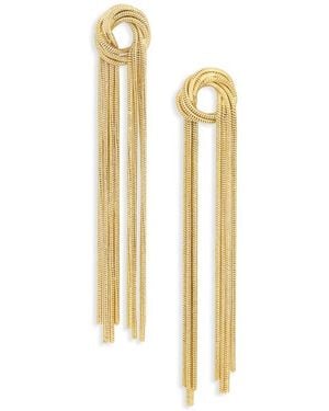 Electric Picks Enchanted Chain Drop Earrings - White
