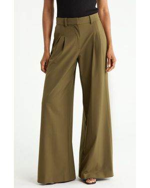 Jonathan Simkhai Clayton Wide Leg Pants - Green