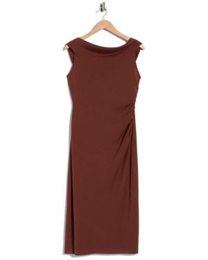 BCBGMAXAZRIA Rayn Cowl Neck Minidress - Purple