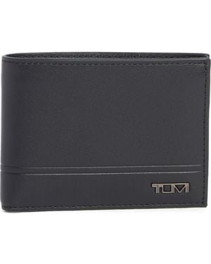 Tumi Double Bifold Wallet - Black