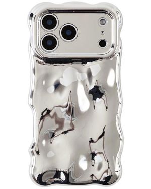 Auramma Bubbles Iphone 17 Pro Phone Case - Gray