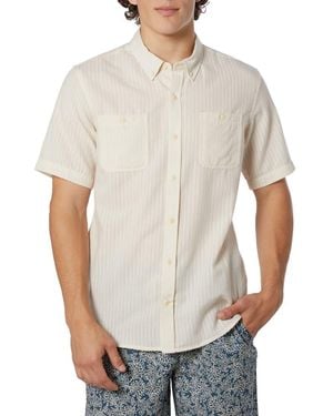 Ezekiel Harbor Short Sleeve Button-Down Shirt - White