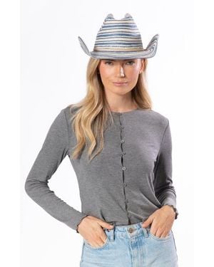San Diego Hat Cattleman's Crease Cowboy Hat - Gray