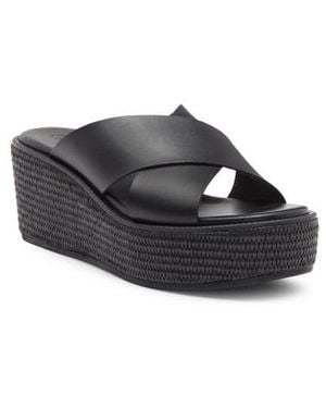 Nordstrom Rack Frankie Wedge Platform Sandal - Black