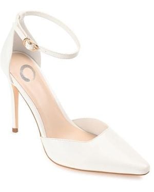 Journee Collection Miriem Tru Comfort Foam Stiletto Pump - White