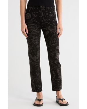 Mother Rider Ankle Jeans - Black