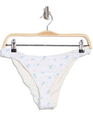 Dippin' Daisy's Palma Floral Bikini Bottoms - White