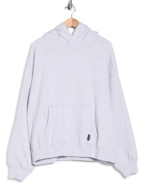 Free People A Cut Above Cotton Hoodie - White
