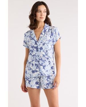 Nordstrom Rack Tranquility Shortie Pajamas - Blue
