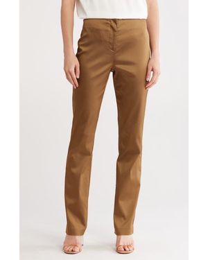 Cult Gaia Villie Slim Fit Pants - Brown