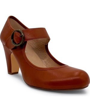 Chelsea Crew Madeline Mary Jane Pump - Brown