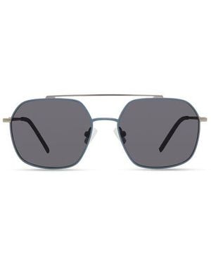 Eco Thyme 52Mm Polarized Aviator Sunglasses - Gray
