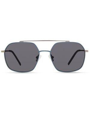 Eco Thyme 52Mm Polarized Aviator Sunglasses - Gray