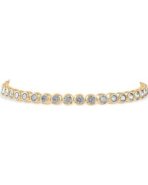 CZ by Kenneth Jay Lane Bezel Cubic Zirconia Tennis Bracelet - Multicolor