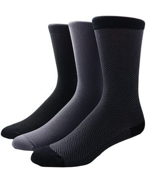 Hickey Freeman Hf Dress Sock 3Pk - Blue