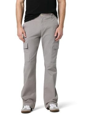 Hudson Jeans Kick Flare Cargo Pants - Gray
