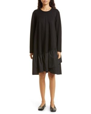 Masai Nell Long Sleeve Shift Dress - Black