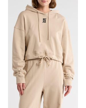 Faith Connexion Crop Hoodie - Natural
