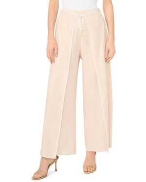 Halogen® Tie Waist Wide Leg Pants - Natural