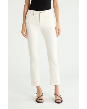 GOOD AMERICAN Good Legs High Waist Straight Leg Jeans - White
