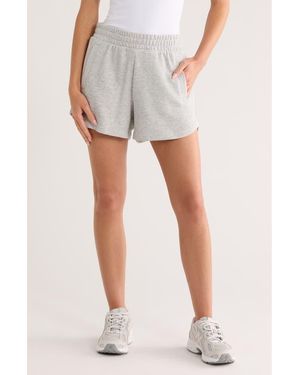90 Degrees French Terry Shorts - White